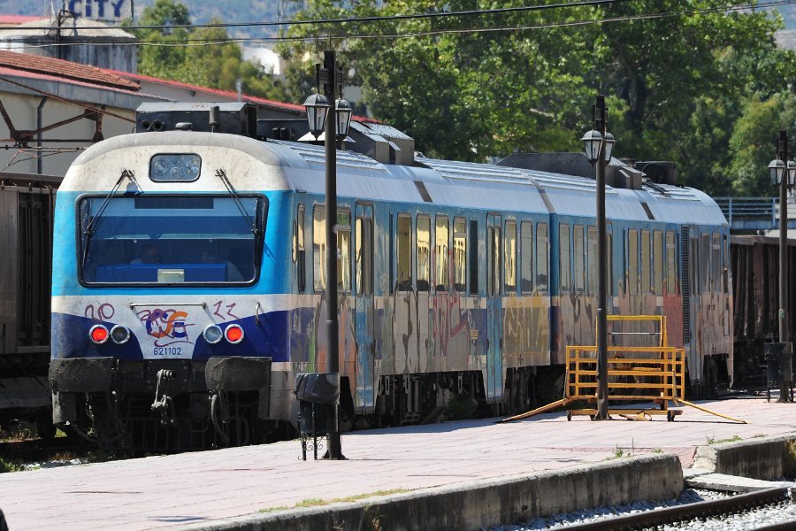 Dampflokomotiven und andere Hauptbahnhof Volos (23)